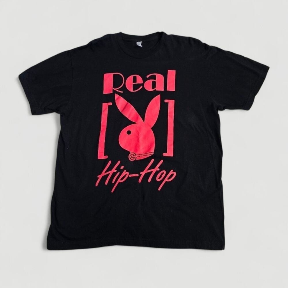 American Apparel Hip Hop Playboy Bunny‎ Graphic Music Tee XL